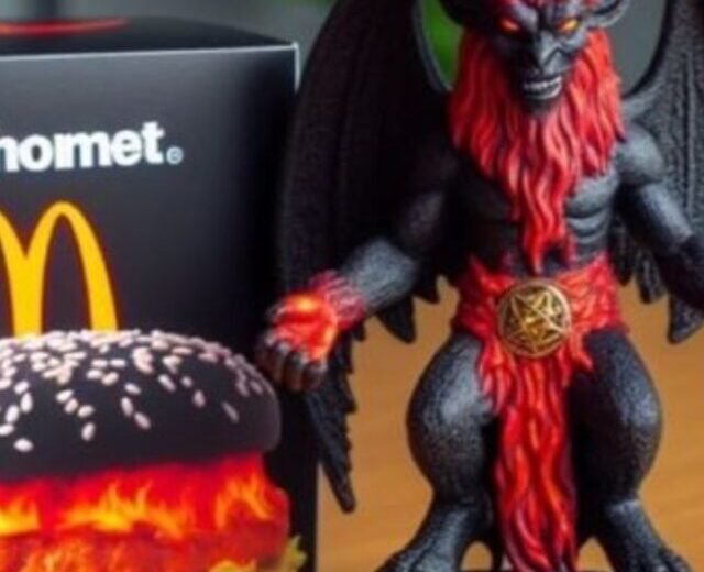 Origins of the Baphomet Happy Meal Image