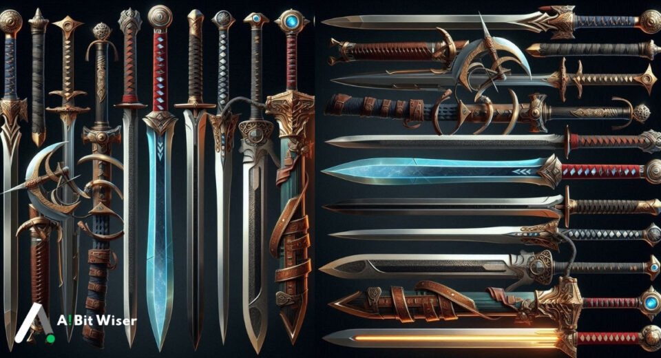 ai image prompts for swords