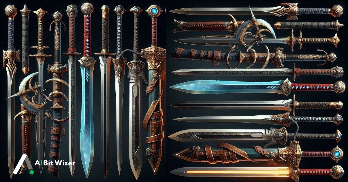 ai image prompts for swords