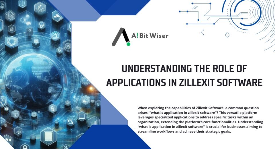 what is application in zillexit software