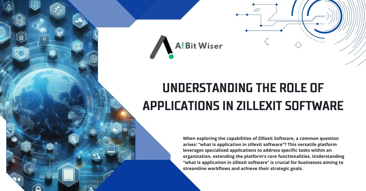 what is application in zillexit software