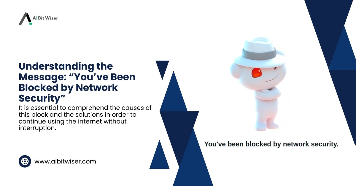 you ve been blocked by network security.