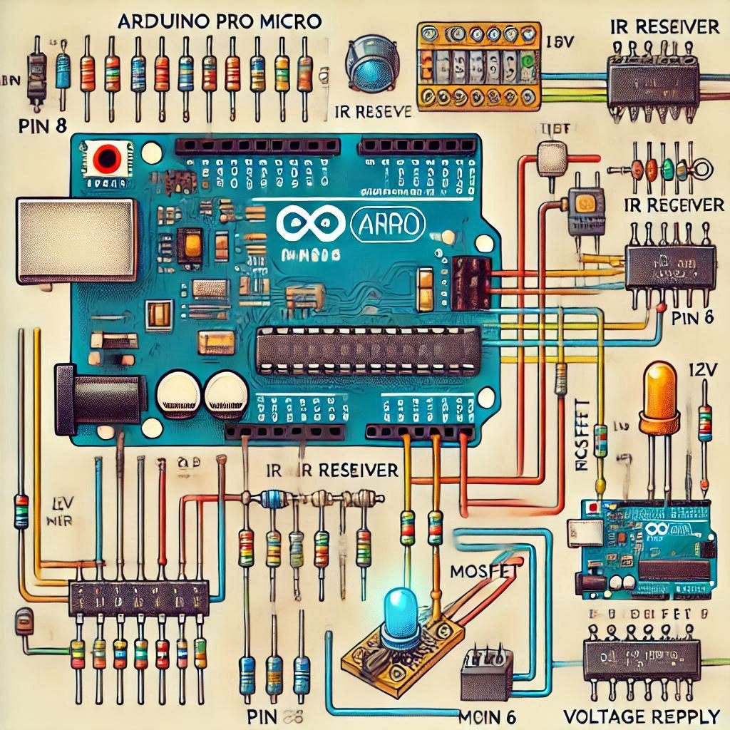 How to Connect IR LED to Arduino Pro Micro